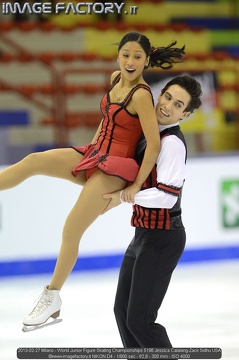 2013-02-27 Milano - World Junior Figure Skating Championships 5196 Jessica Calalang-Zack Sidhu USA